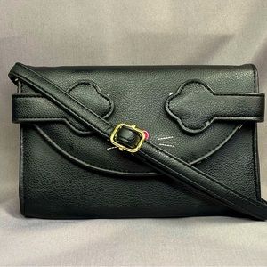 💋💗😻Betsey Johnson “Peek-a-boo Kitty” Crossbody/Clutch😻💗💋